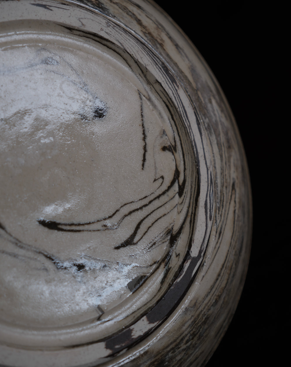 「練上」大理石紋・大缽
