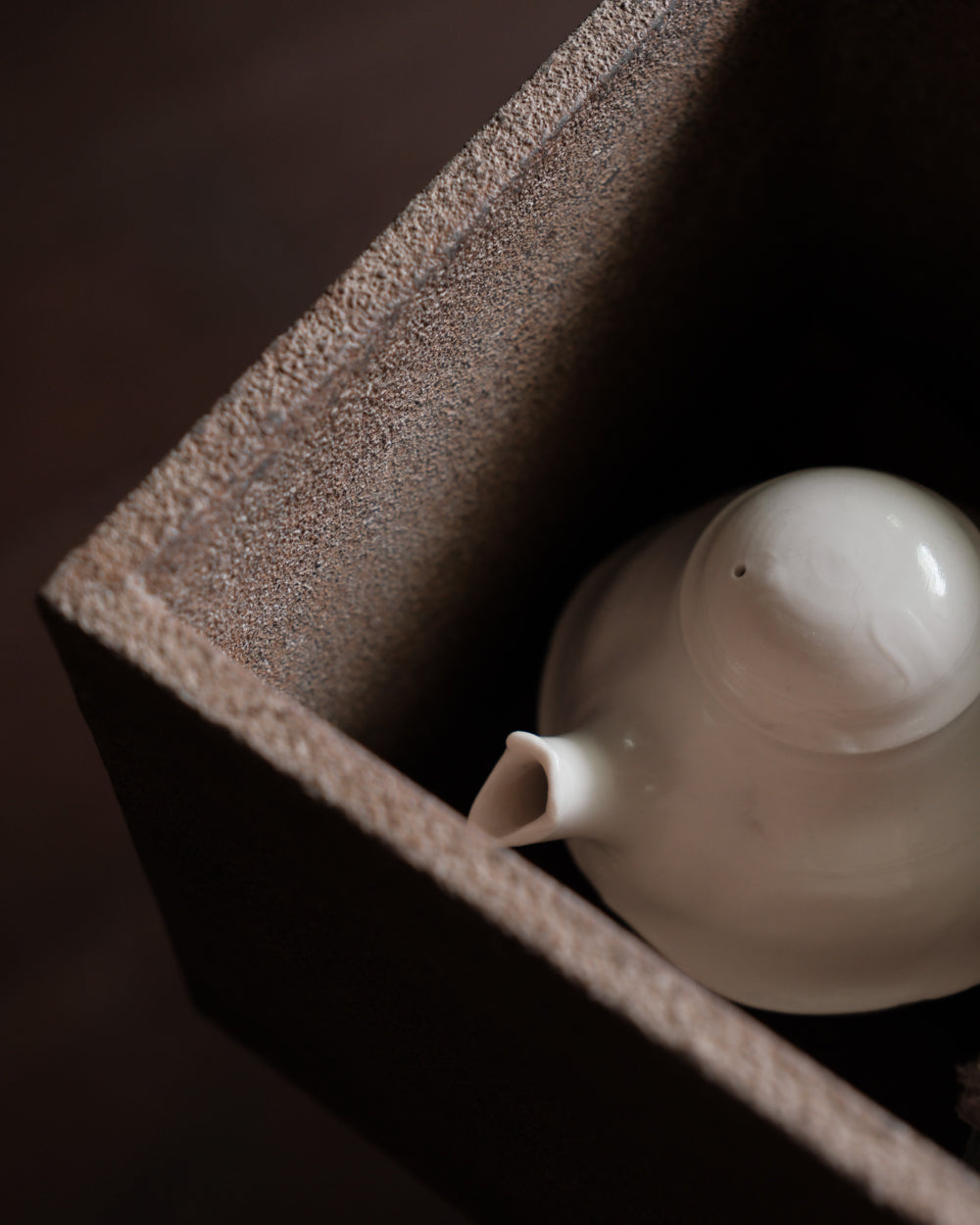 茶箱・灰蒔地白