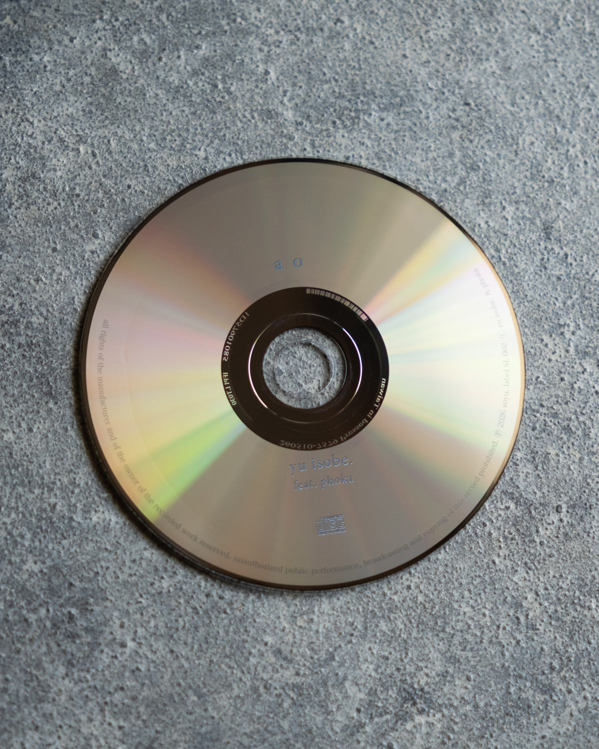 yu isobe・phoka「ao」CD