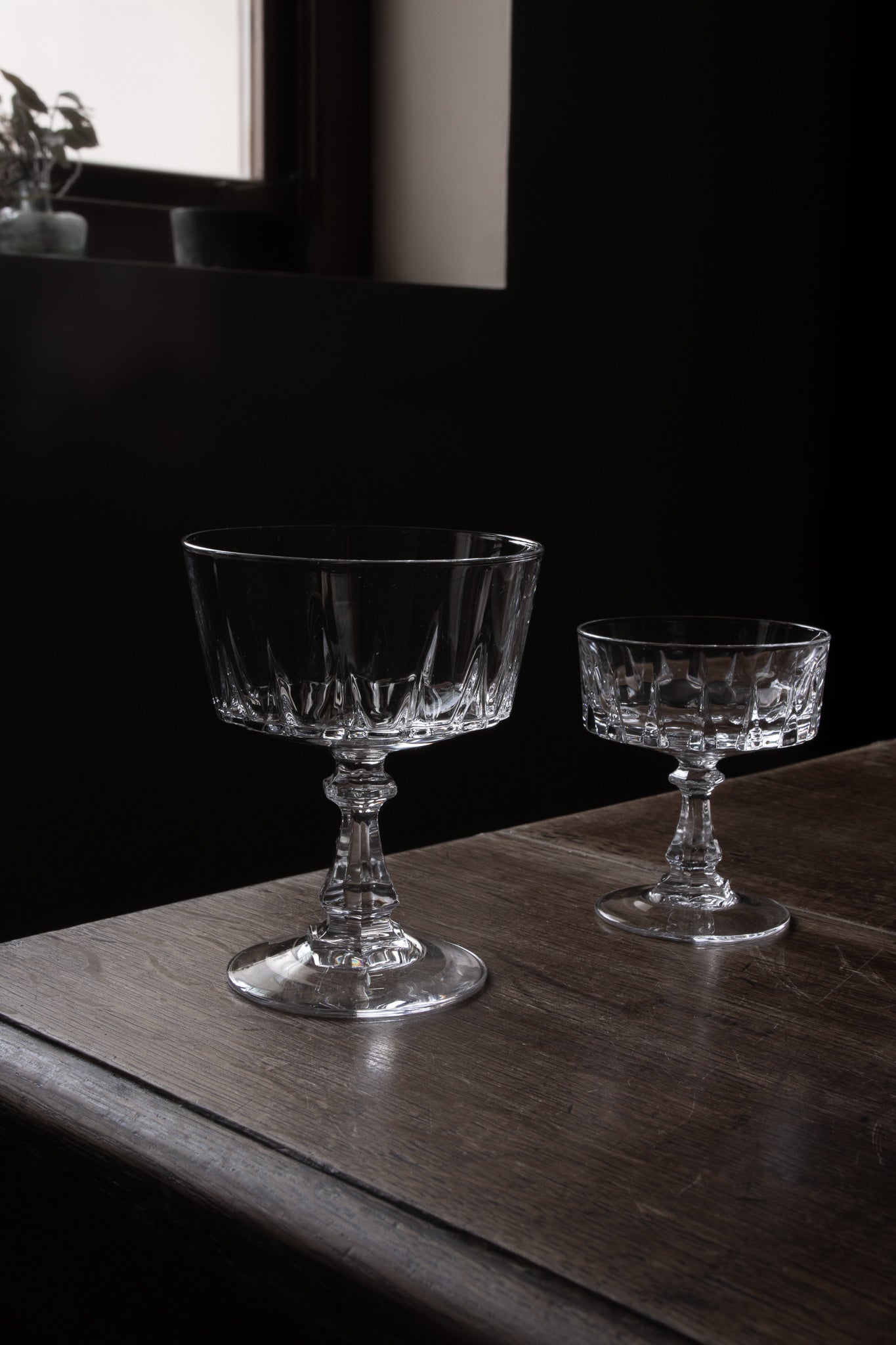 直紋聖代水晶杯