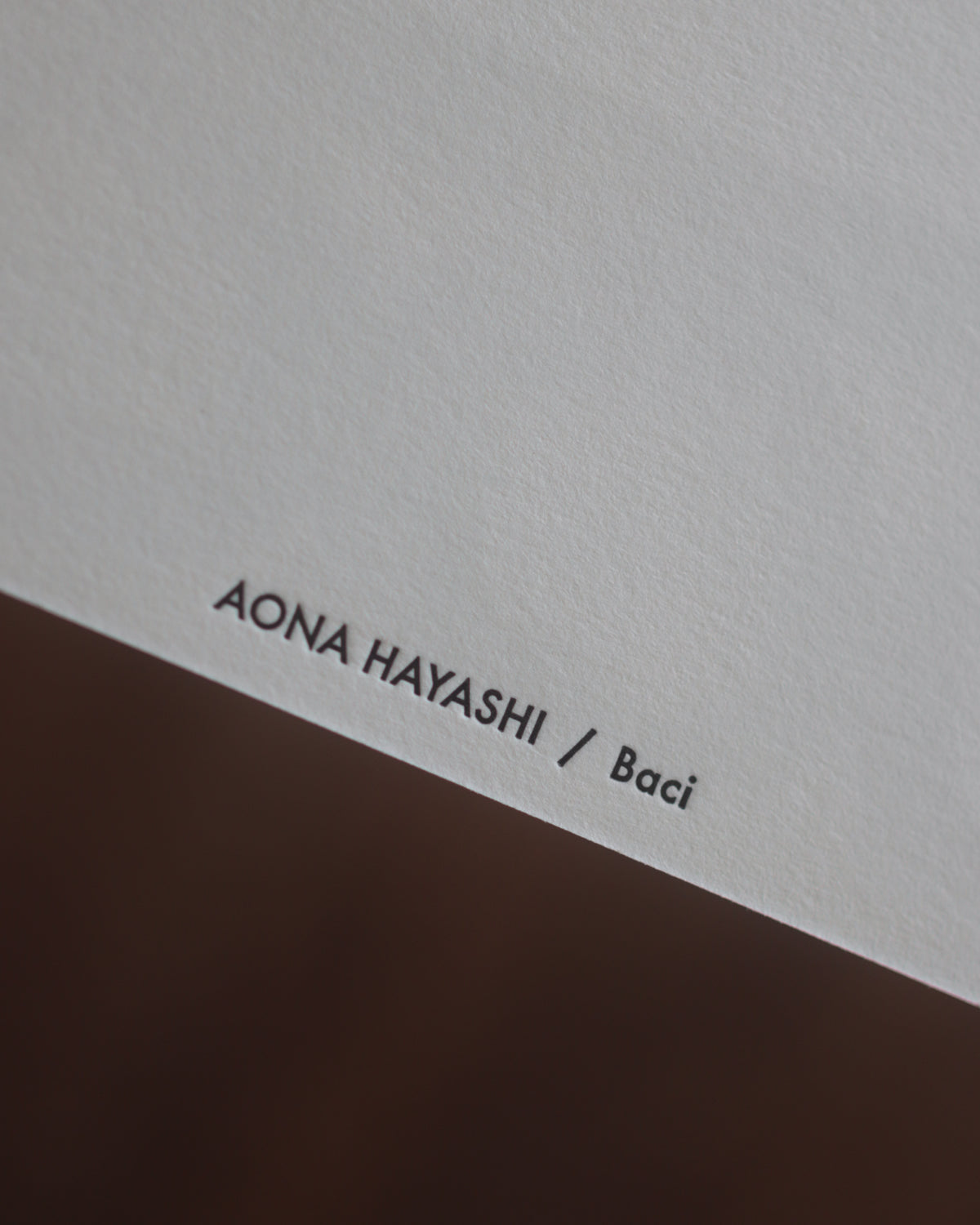 《くるま》活版印刷明信片