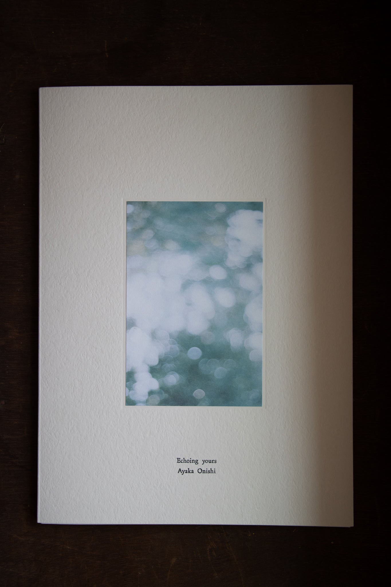 写真集「Echoing yours」