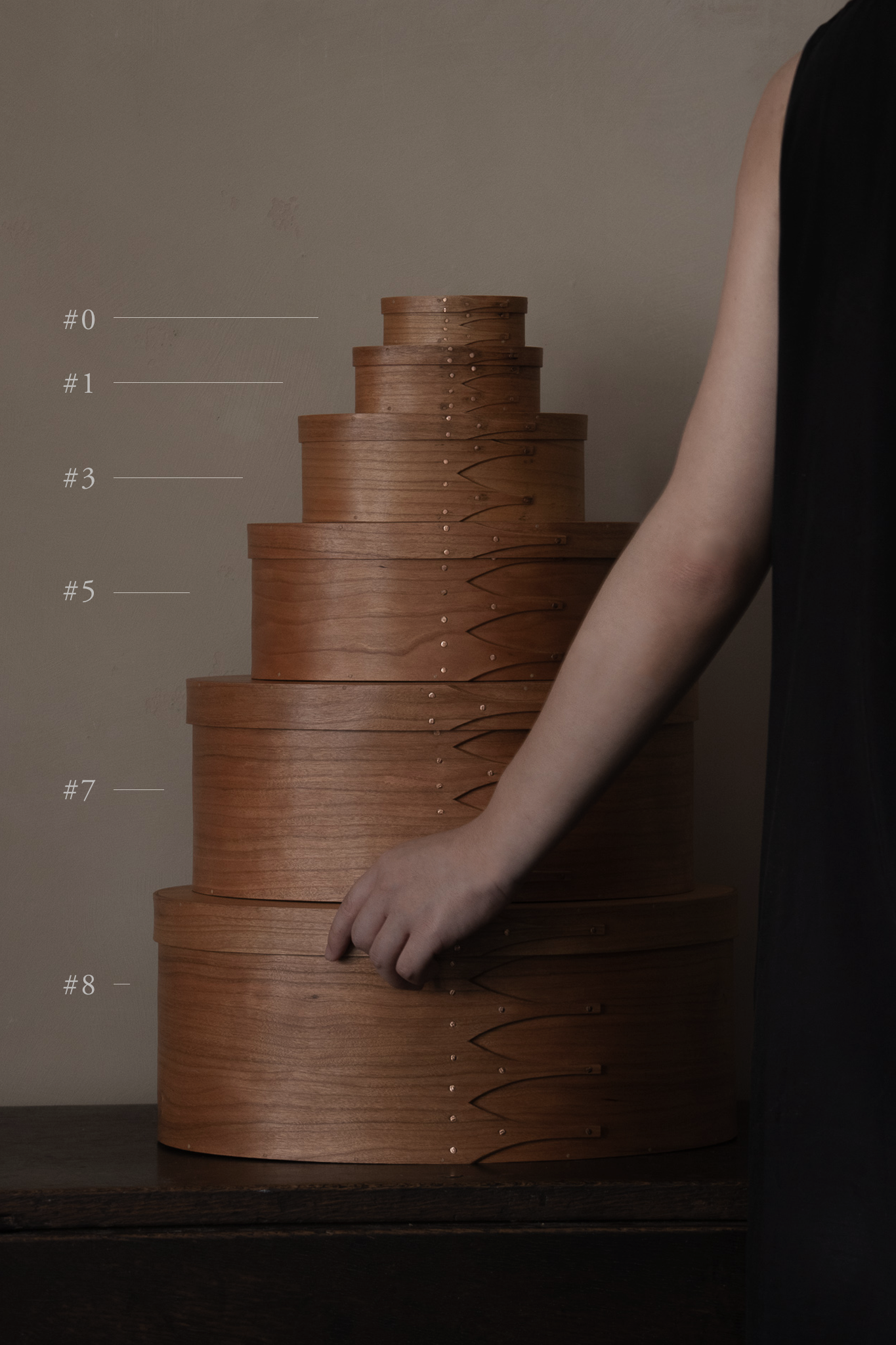 橢圓型夏克木盒|Shaker Oval Box