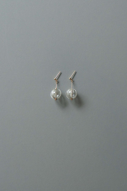 吹製玻璃球｜耳環 21（現貨）