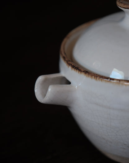 白釉・耐熱片手鍋