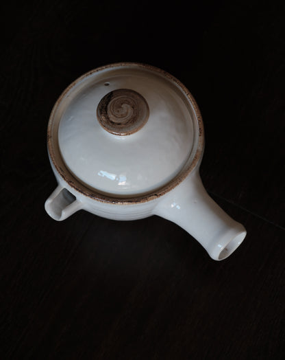 白釉・耐熱片手鍋