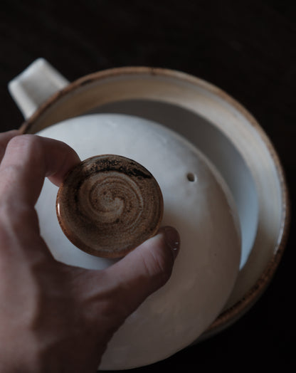 白釉・耐熱片手鍋