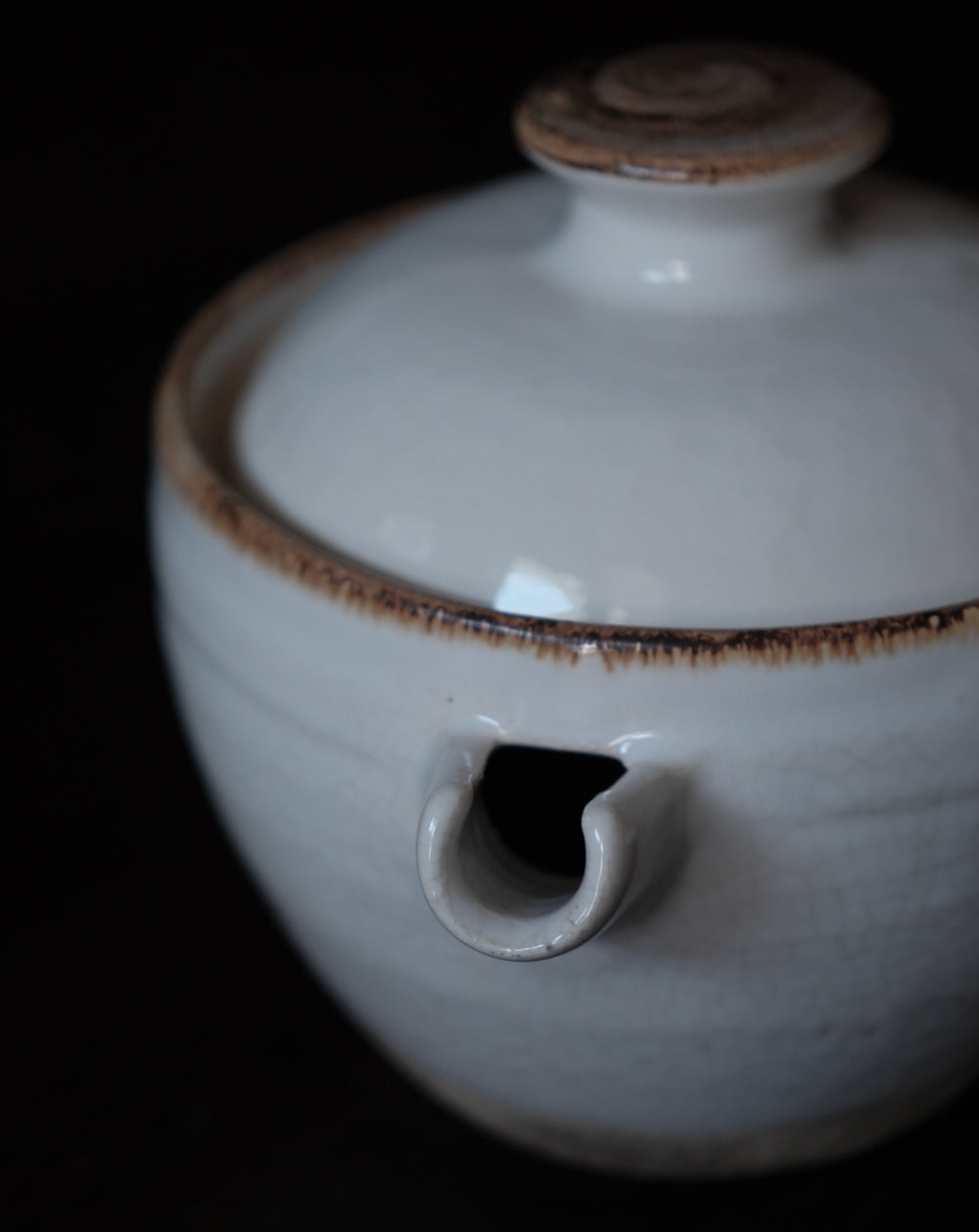 白釉・耐熱片手鍋