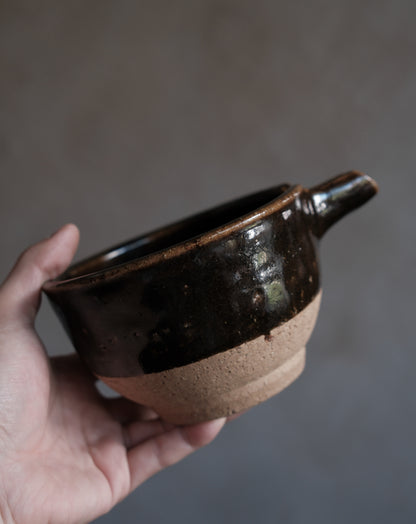 黑柿釉・五寸片口缽