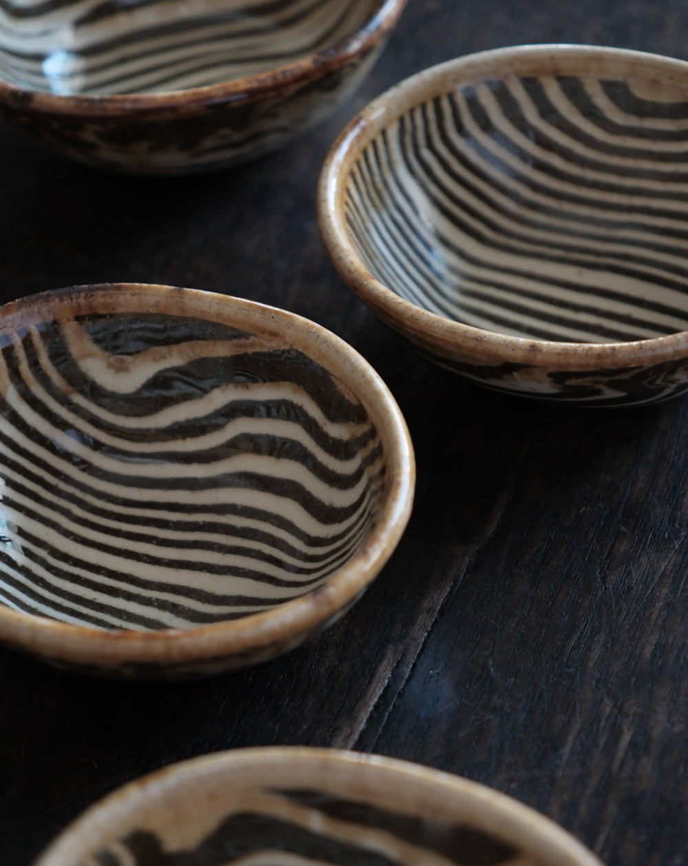 「練上」白土・橢圓小缽