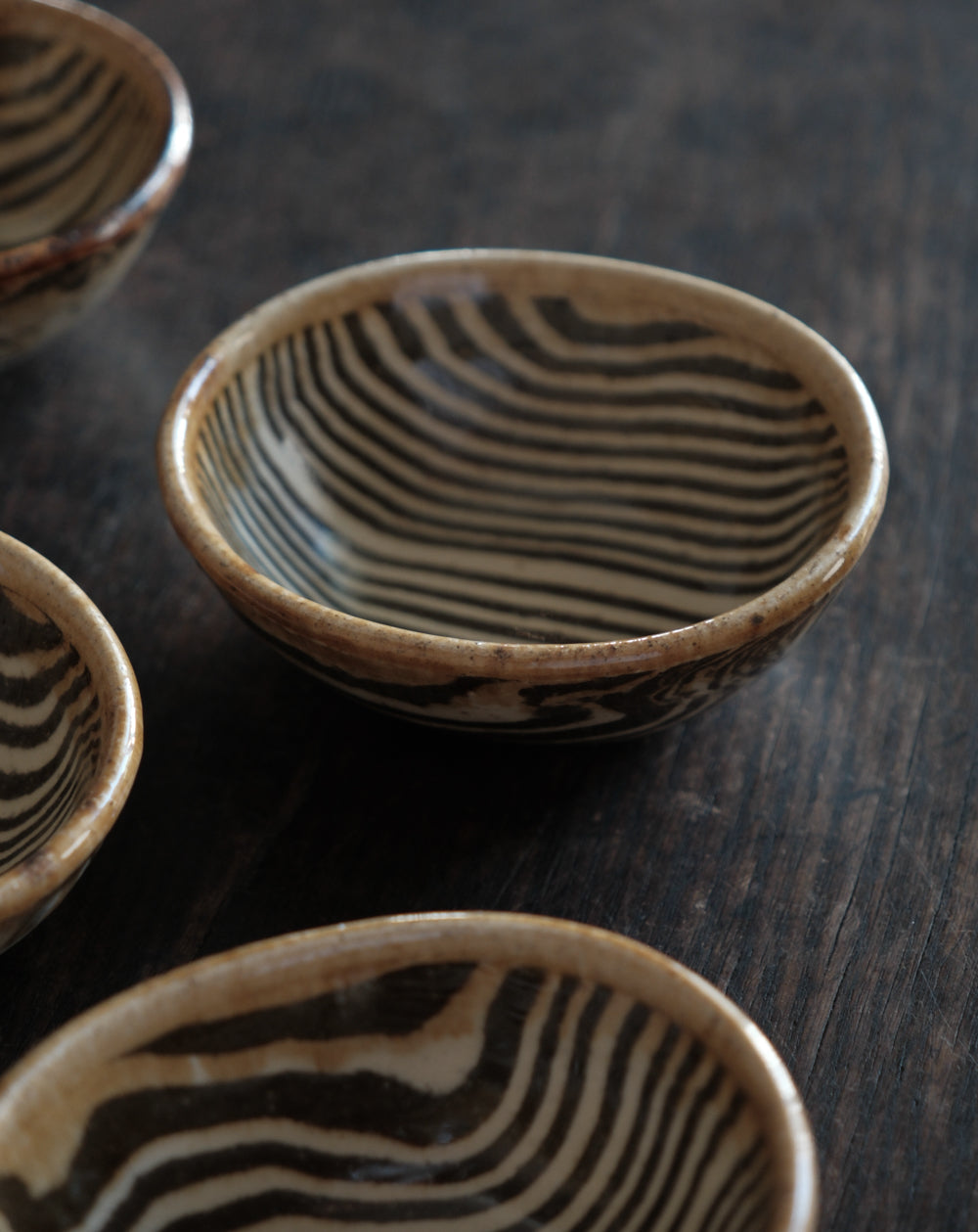 「練上」白土・橢圓小缽