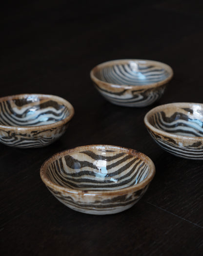 「練上」白土・橢圓小缽