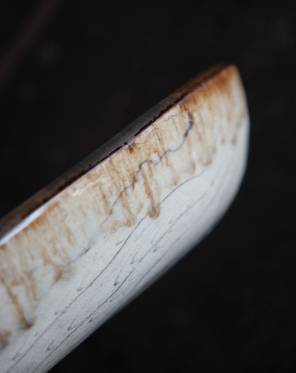 「練上」鶉手紋・橢圓大缽