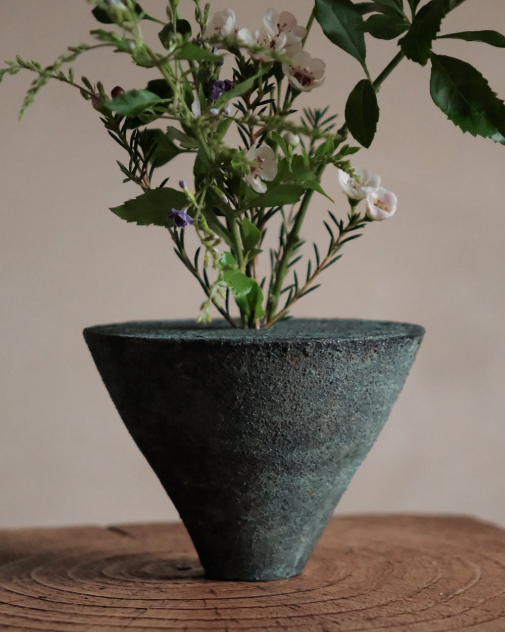 花器・綠青