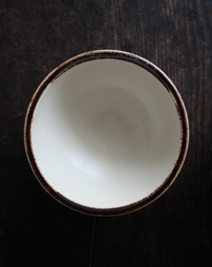 白釉・六寸半缽