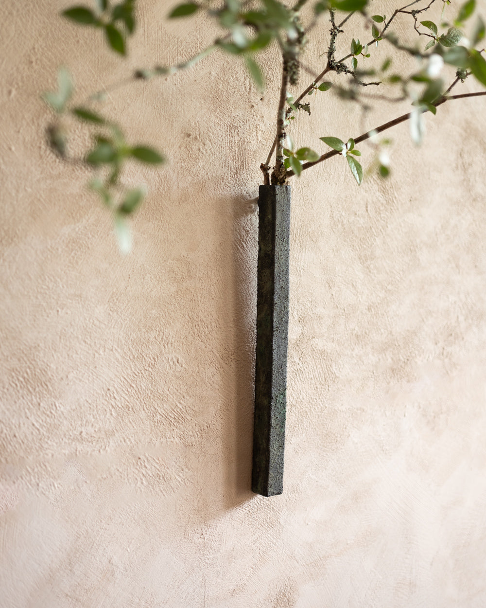 掛花器・綠青 / 36cm