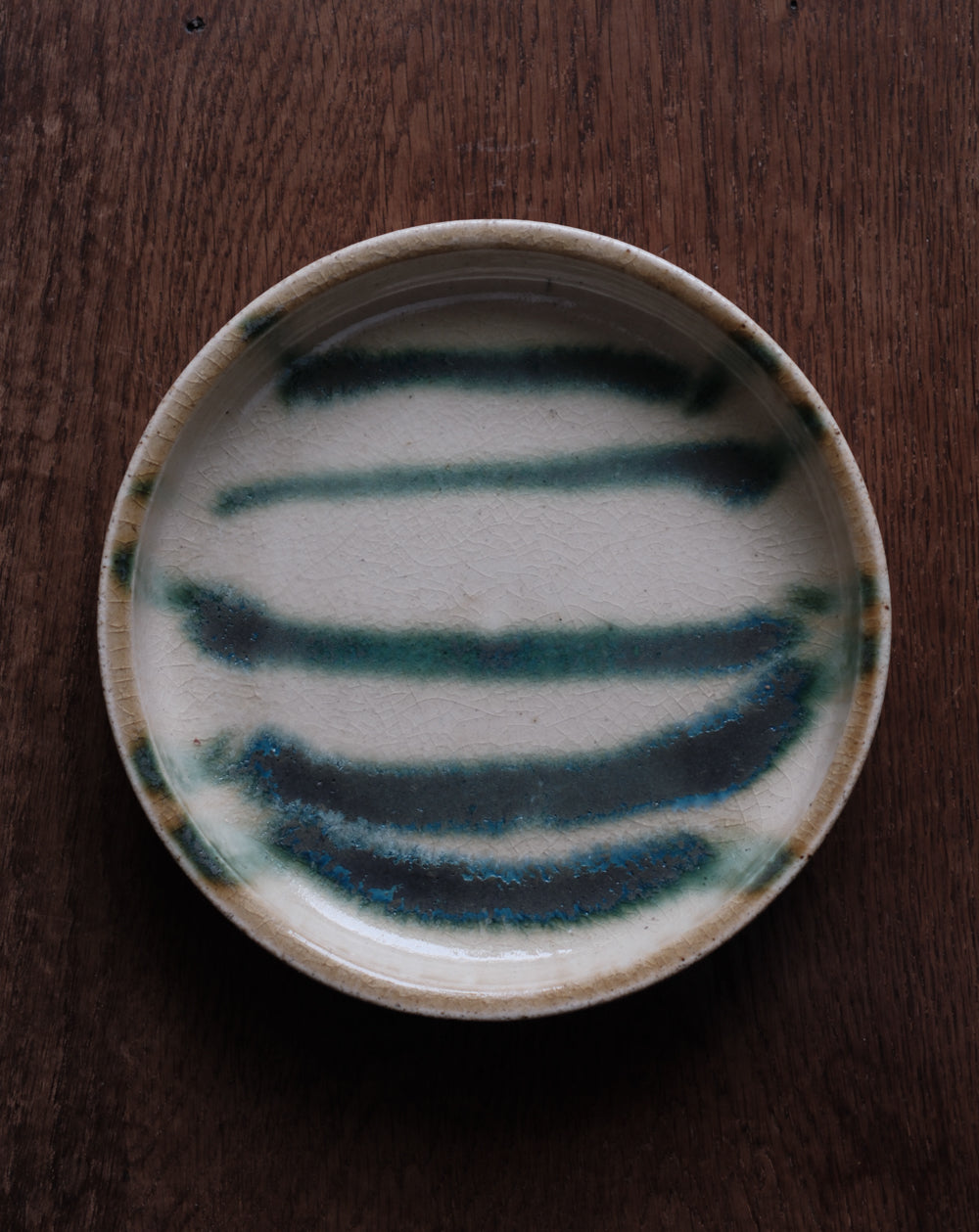 綠釉・七寸丸皿– 山竹｜Koya Sanju