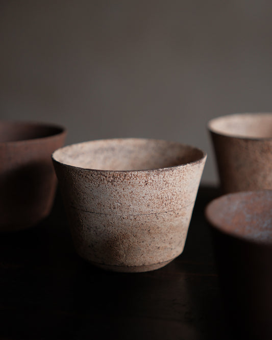 筒茶杯・黃