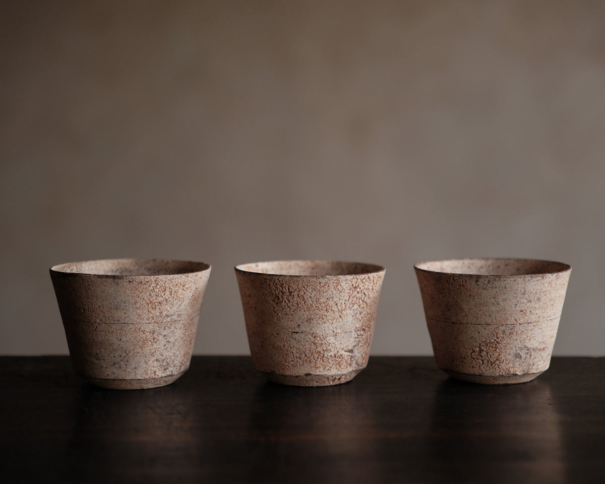 筒茶杯・黃