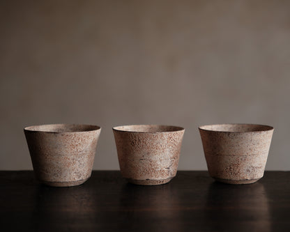 筒茶杯・黃