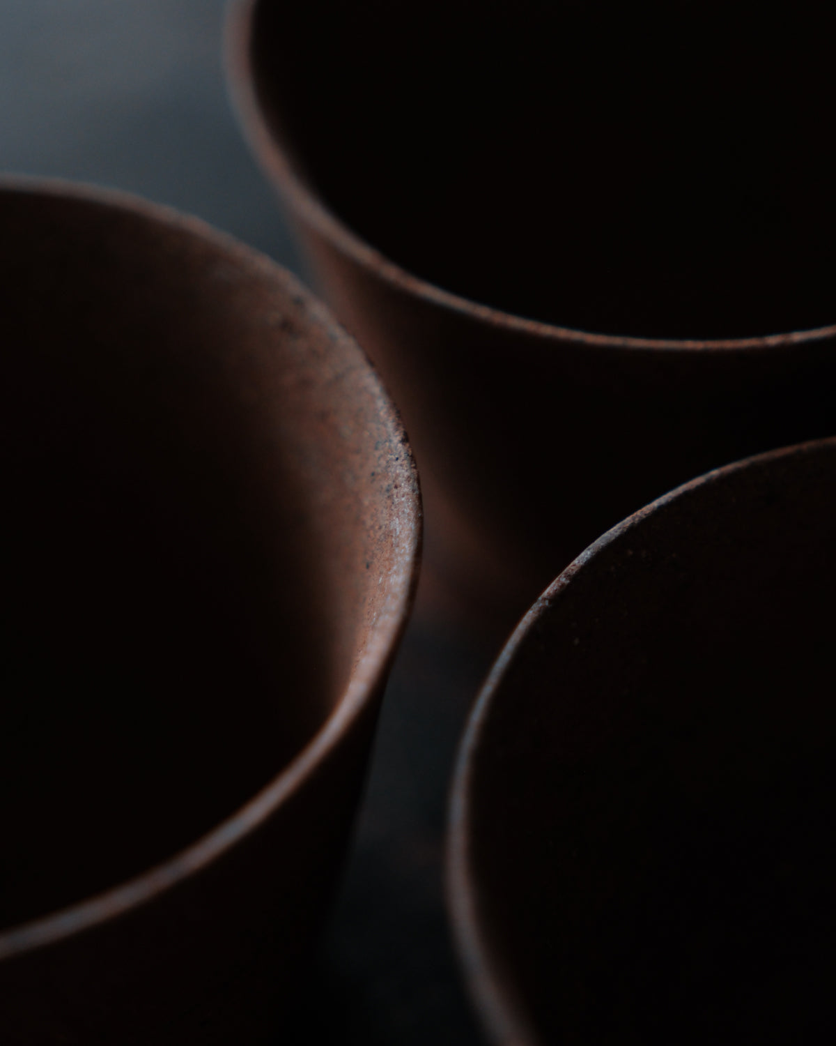 筒茶杯・赤