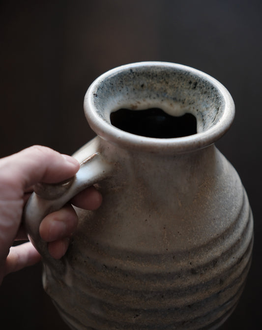 米糠釉・橫紋壺