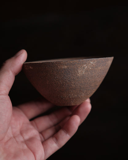 丸茶杯・茶色
