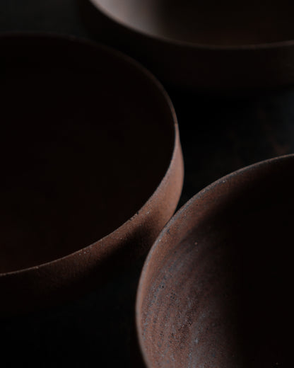 銅鑼缽・茶色