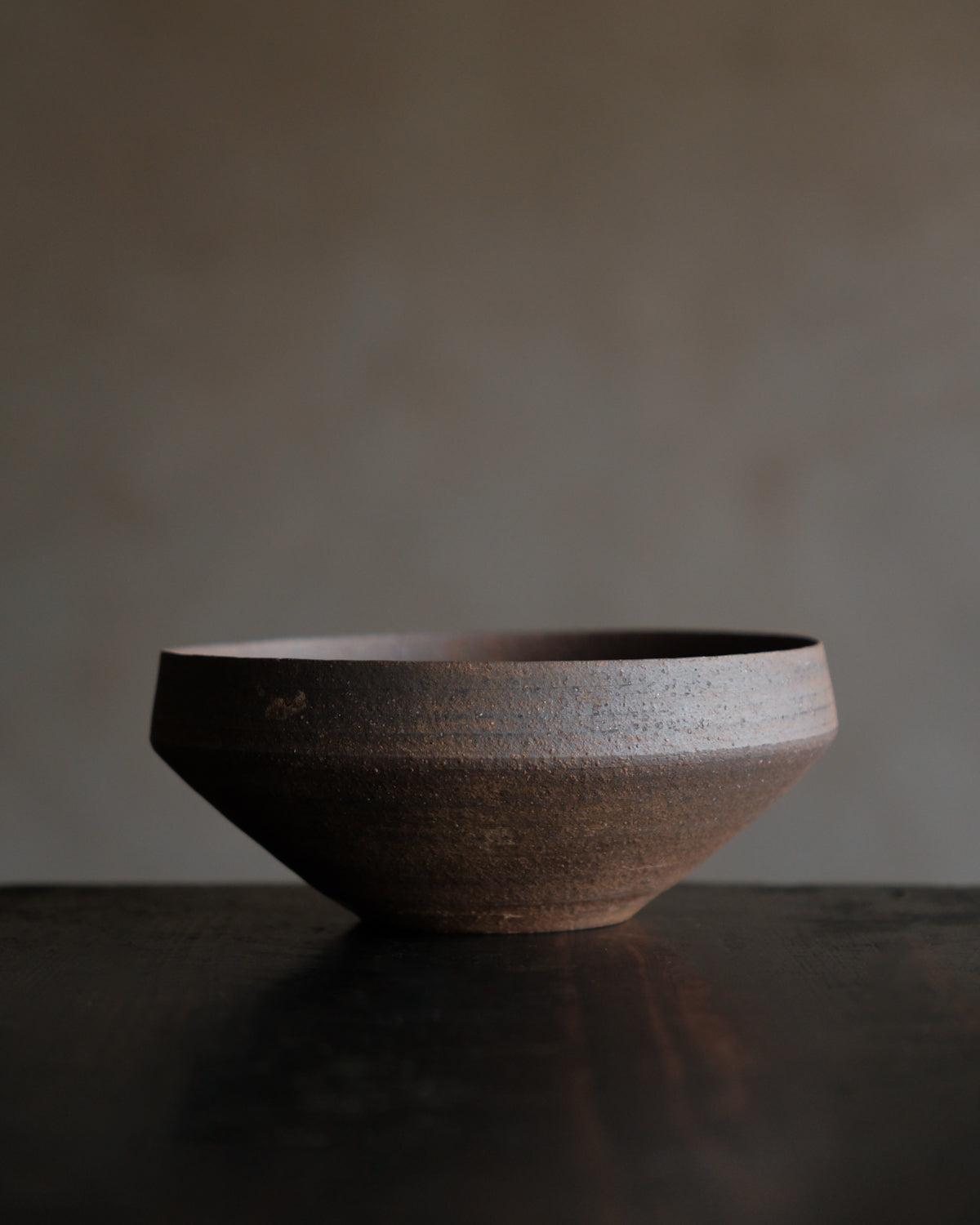 銅鑼缽・茶色