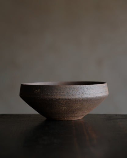 銅鑼缽・茶色