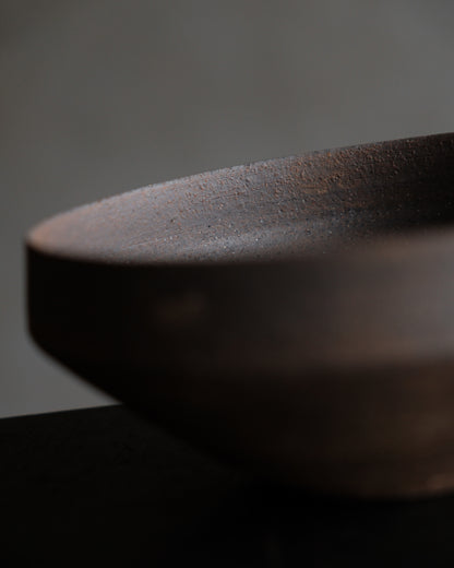 銅鑼缽・茶色