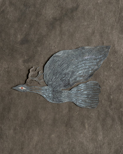 剪紙生物・鳥 XIII