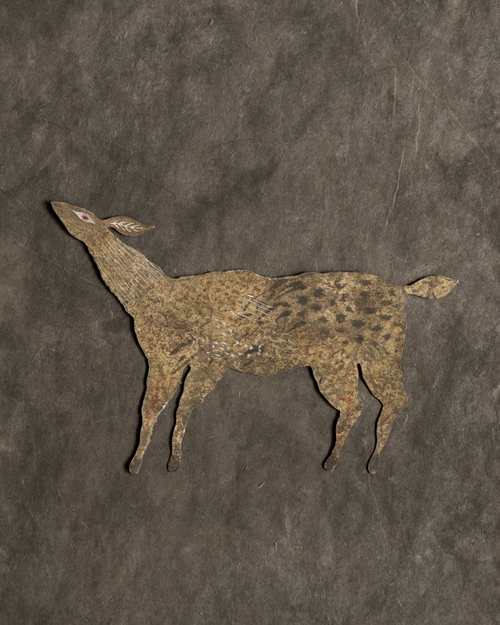 剪紙生物・鹿 III