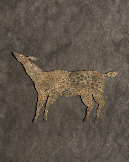 剪紙生物・鹿 III