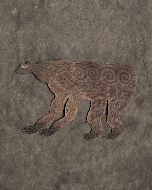 剪紙生物・熊 XXIX