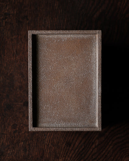 茶箱・灰蒔地白