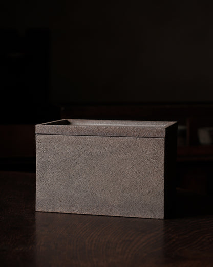 茶箱・灰蒔地白