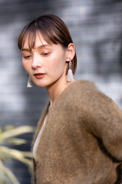 雙結流蘇｜耳環 08 （現貨）