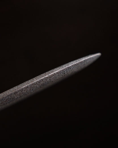圓盤・灰蒔地白 / 25cm