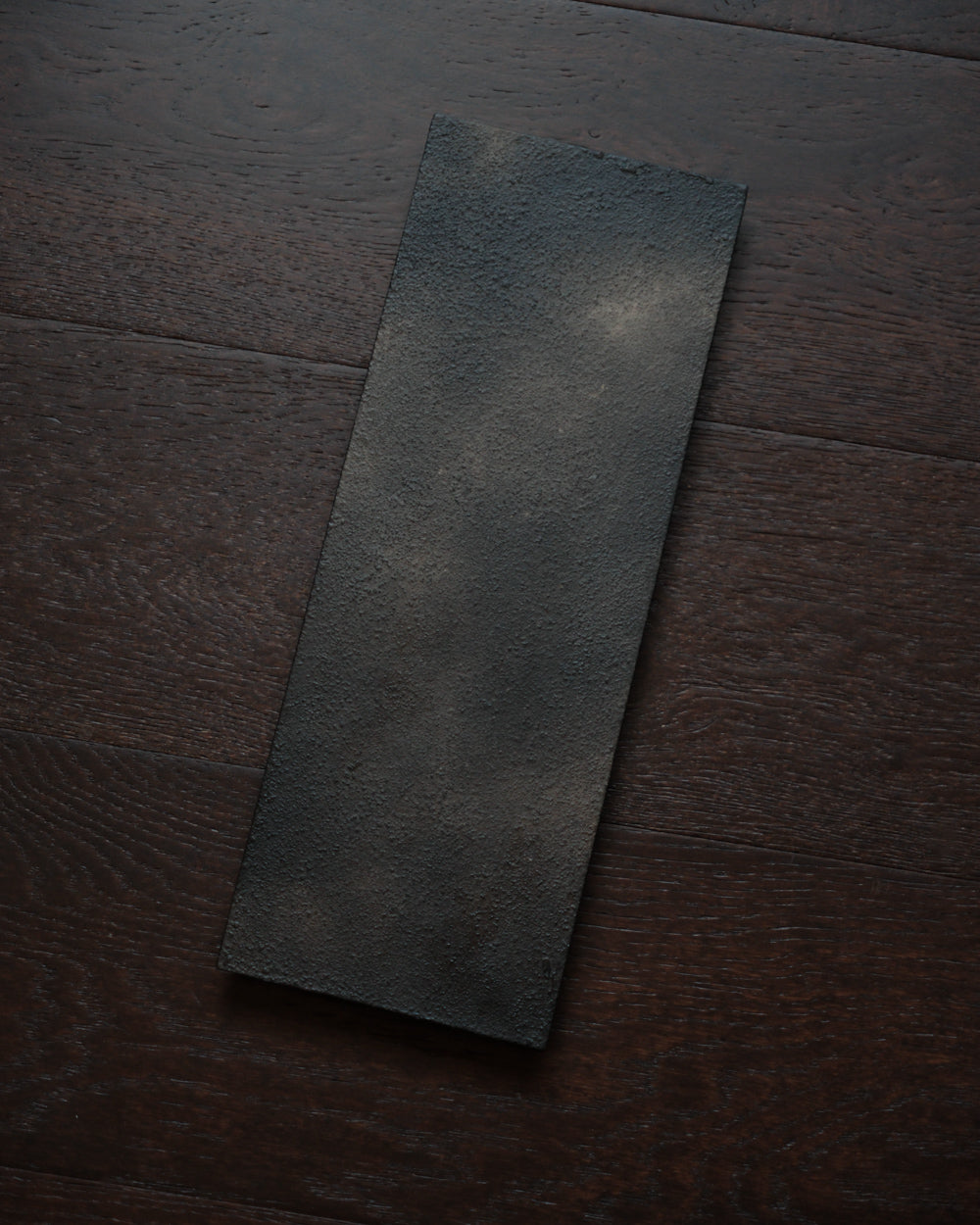 長方形角盤・黒蒔地 / 40cm