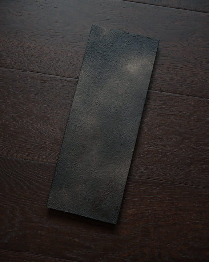 長方形角盤・黒蒔地 / 40cm