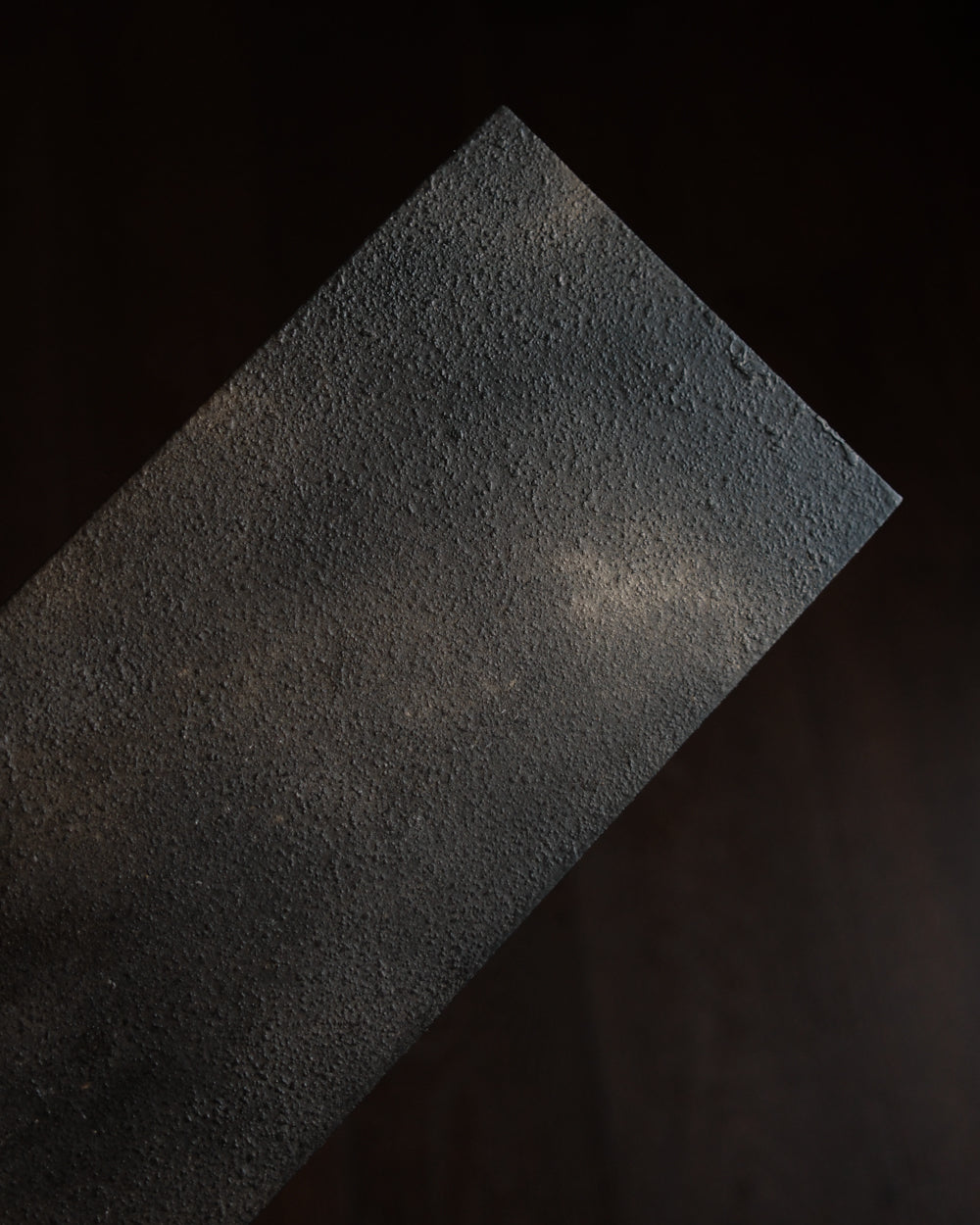 長方形角盤・黒蒔地 / 40cm