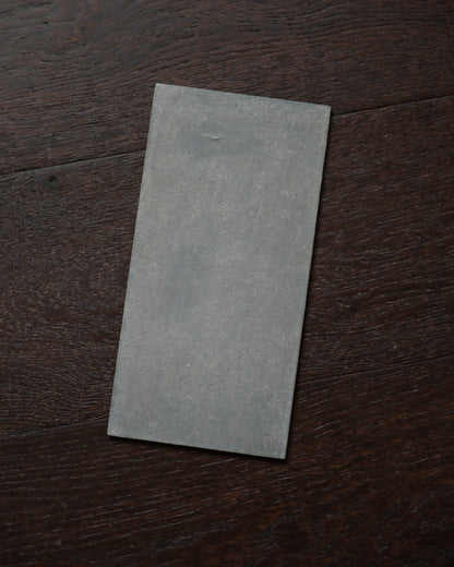 長方敷板拭漆白 / 26cm