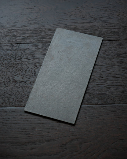 長方敷板拭漆白 / 26cm