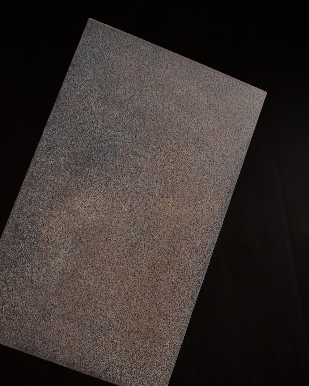 長方敷板・灰蒔地白 / 32cm