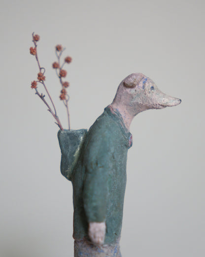 搬運花的犬人