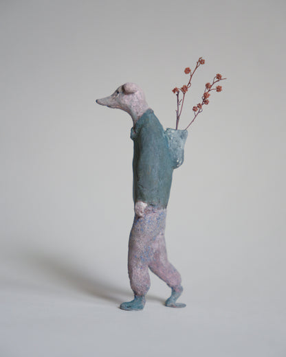 搬運花的犬人