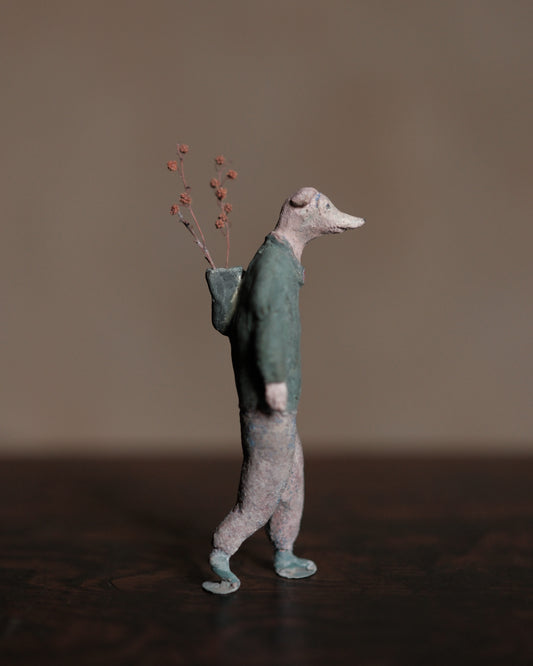 搬運花的犬人