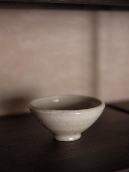 ym-03 白泥5寸深鉢 / 山野邊孝