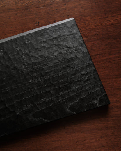 鑿刻木板皿 VIII